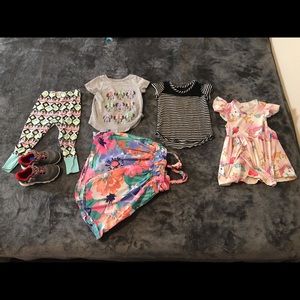 Lot of 6. Toddler girl clothes
